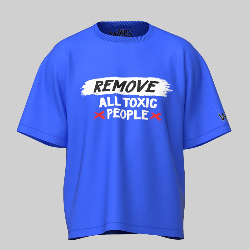 Blue Round Neck T shirt