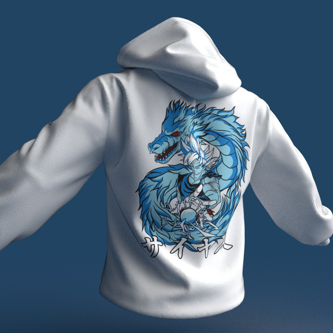 Blue Dragon Hoodie