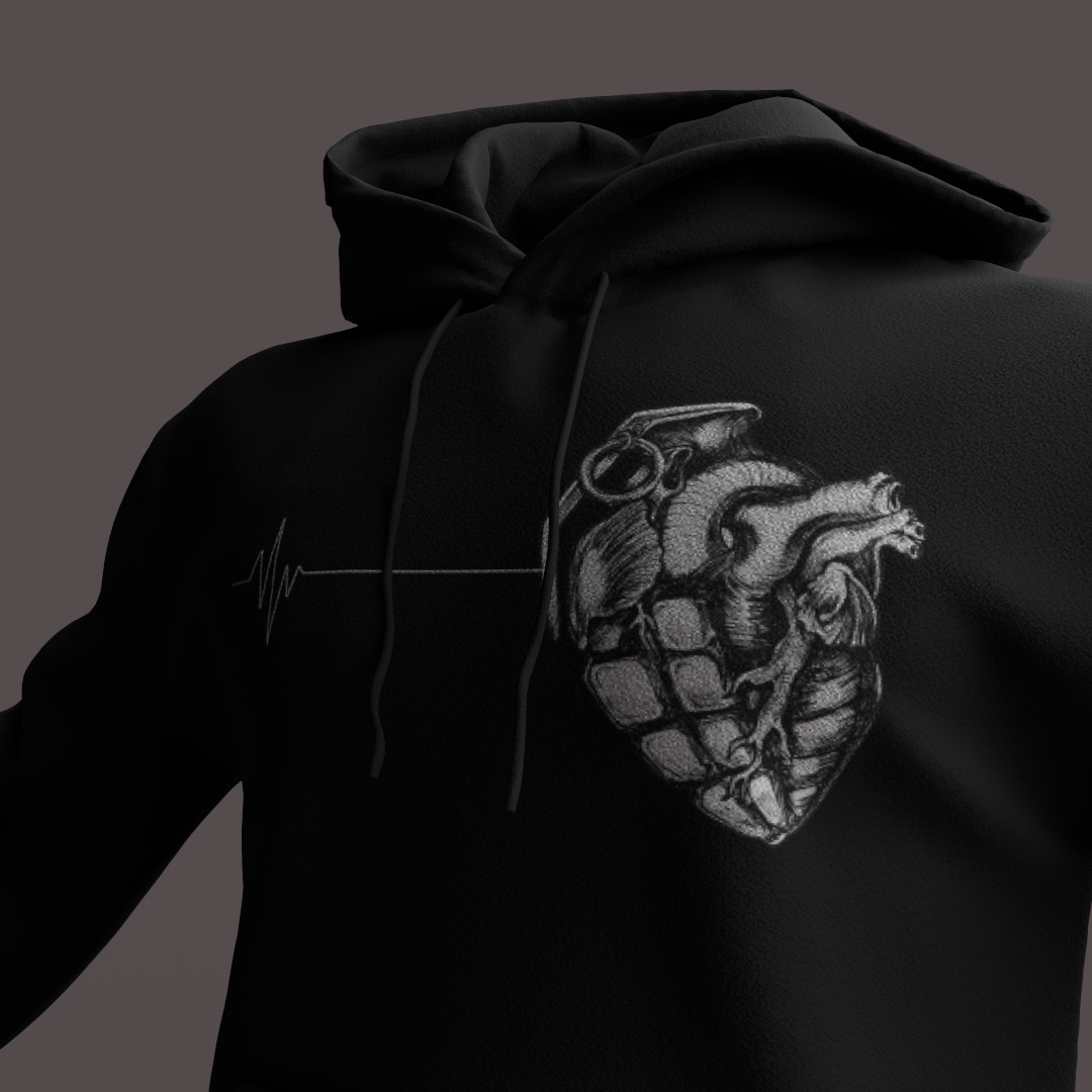 Premium Heart Hoodie