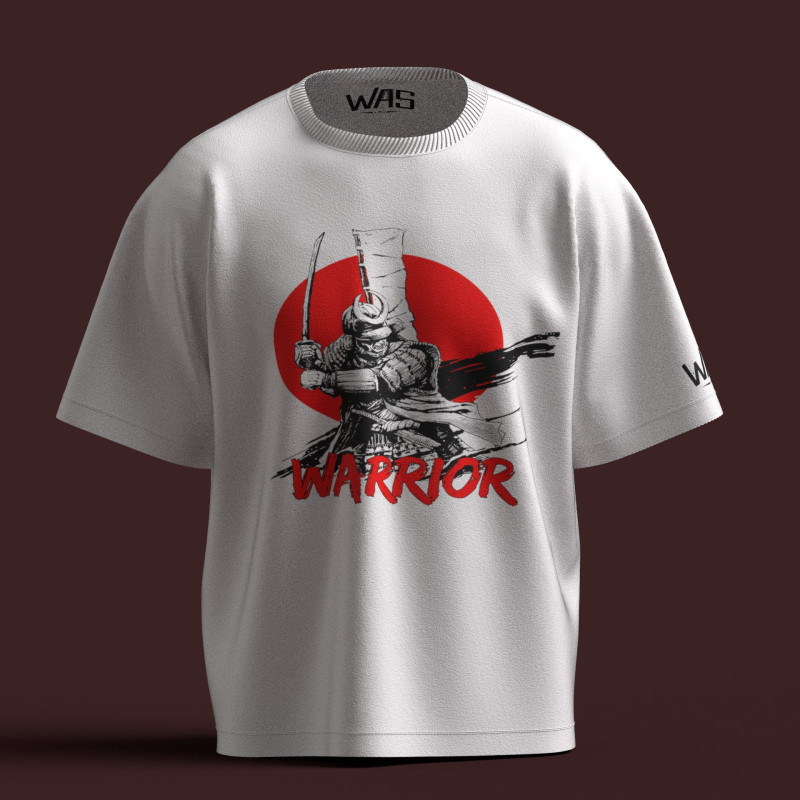 Premium White Warrier Oversized T shirt