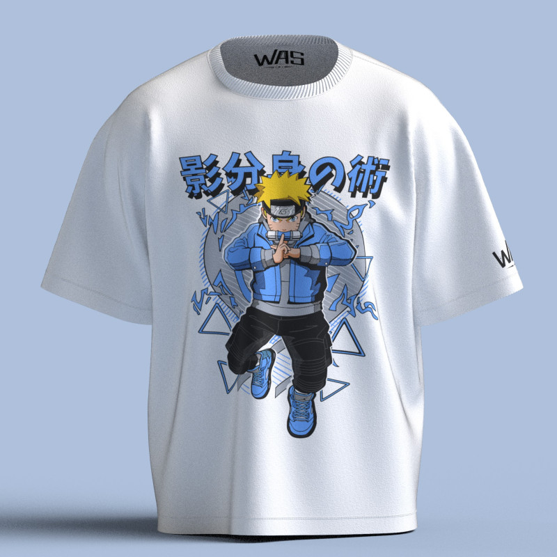 Premium White Anime Oversized T shirt